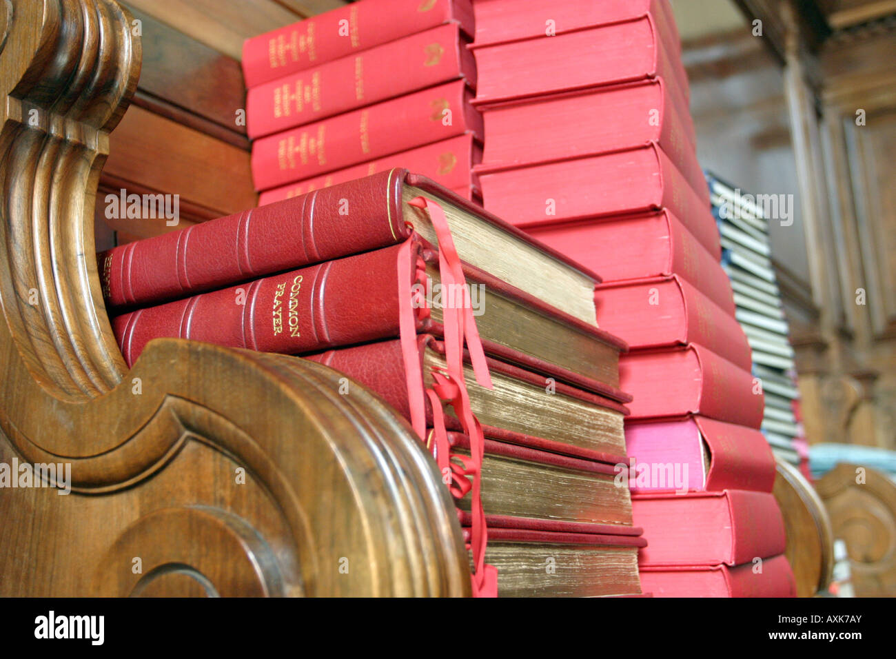 Bibles, Balliol College, Oxford Stock Photo