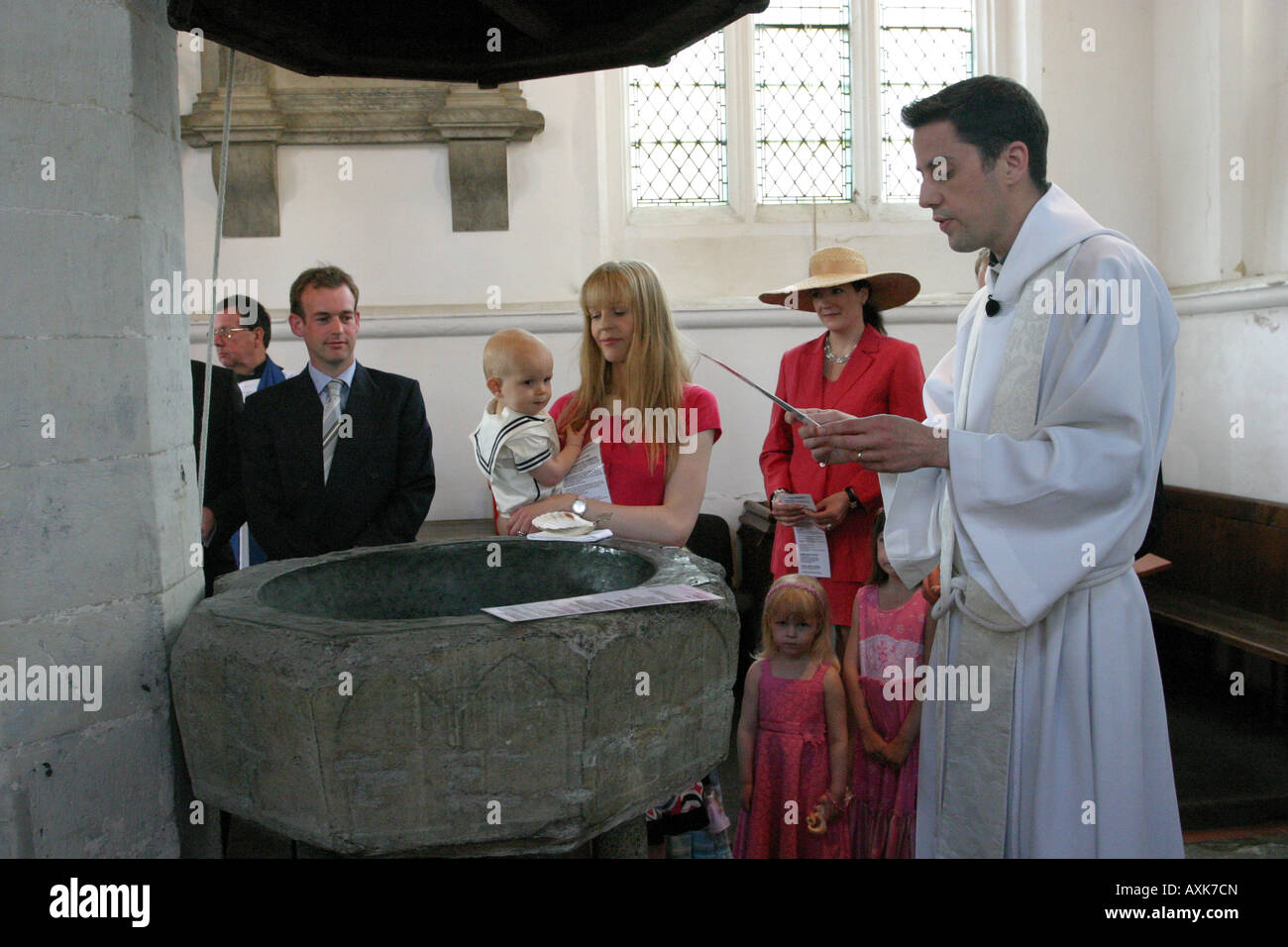 Baby's Christening Stock Photo 16864772 Alamy