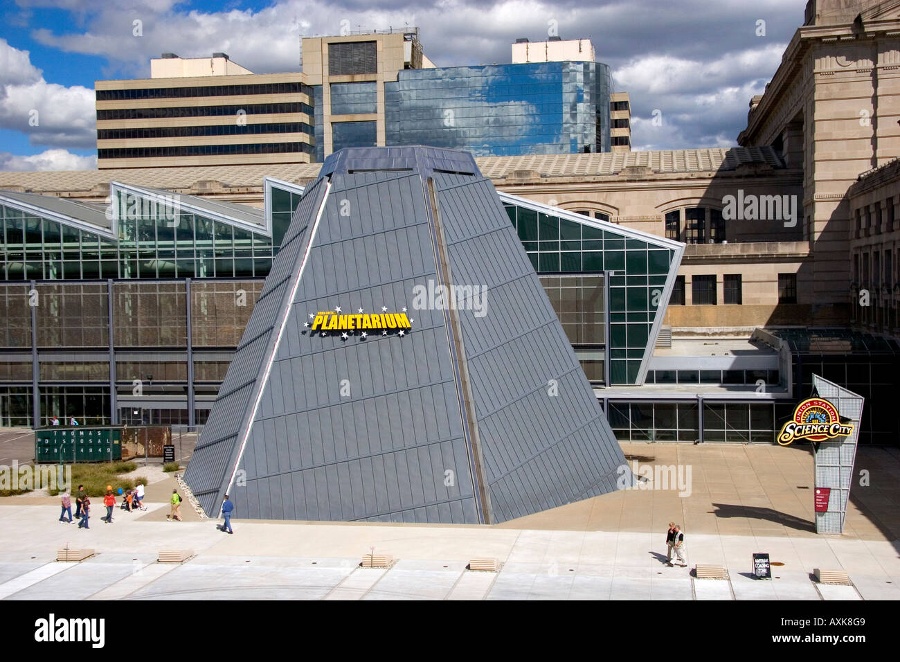 The Planetarium at Union Station in Kansas City Missouri Stock Photo