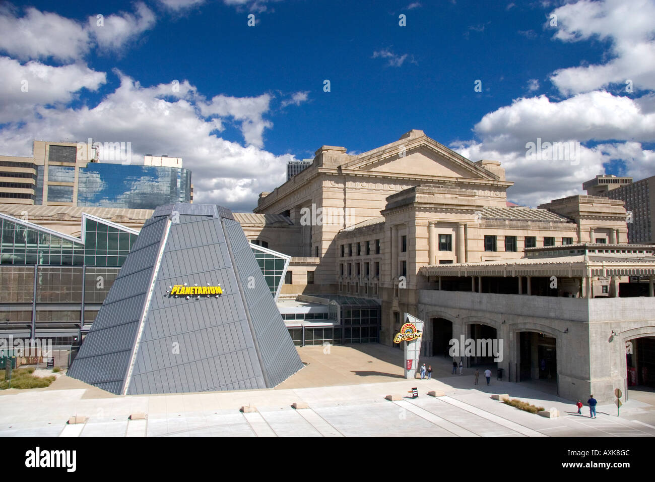 The Planetarium at Union Station in Kansas City Missouri Stock Photo