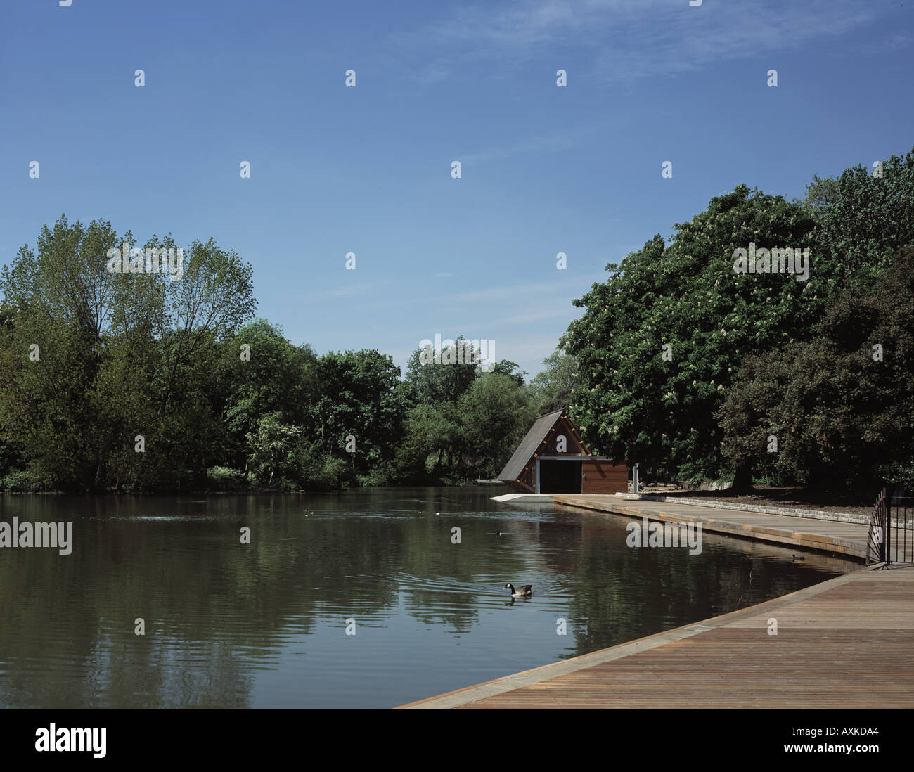 BATTERSEA PARK BOATHOUSE Stock Photo Alamy