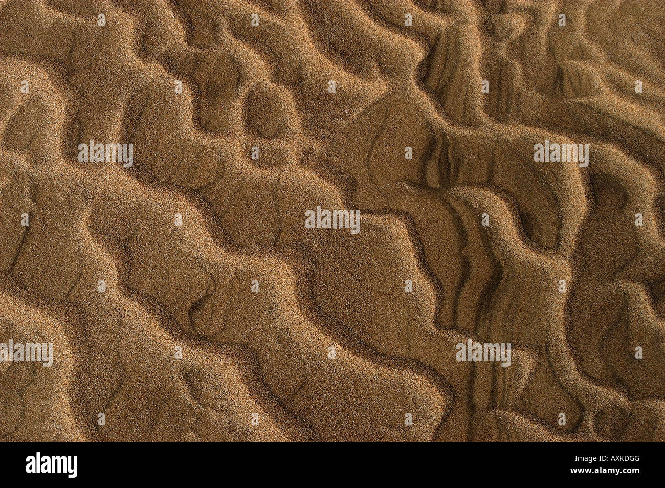 Patterns in Sand Namibia Stock Photo