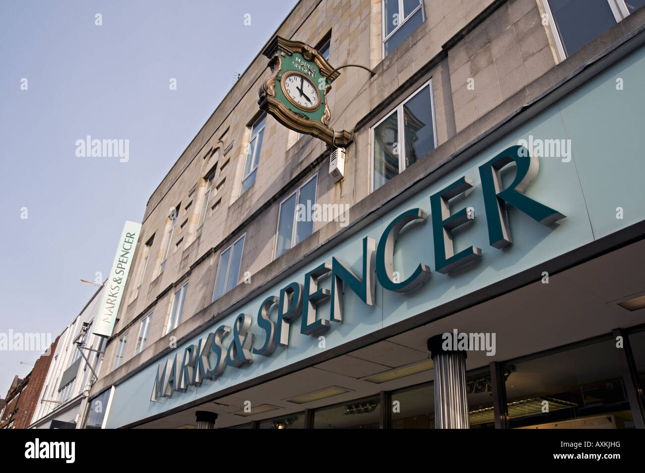 Marks and Spencer store front Stock Photo Alamy