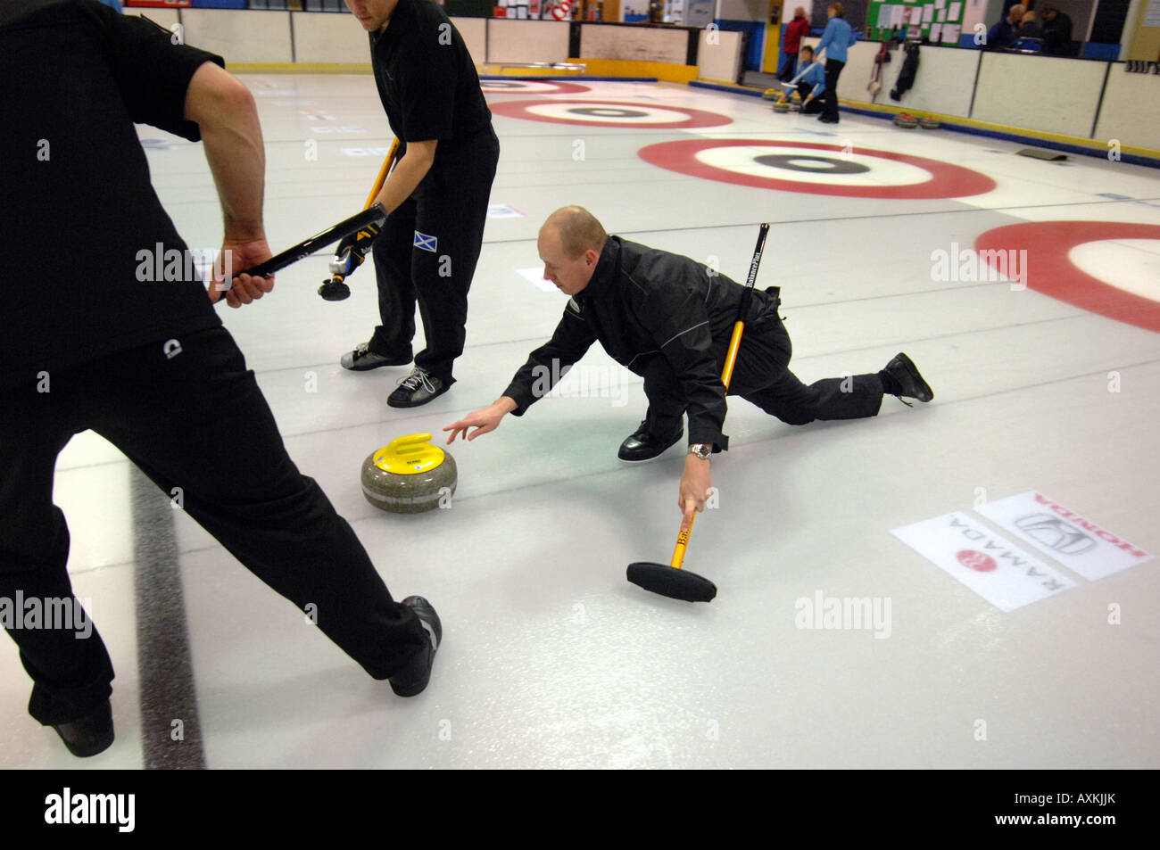 SCOTTISH CURLING CHAMPIONSHIPS AT THE DEWAR CENTRE IN PERTH Stock Photo Alamy
