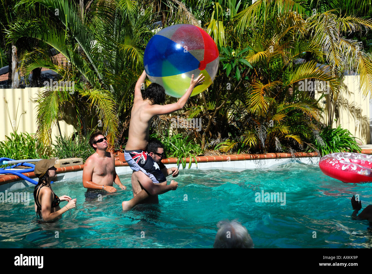 People In Pool Group people in swimming pool hi-res stock photography and images - Alamy