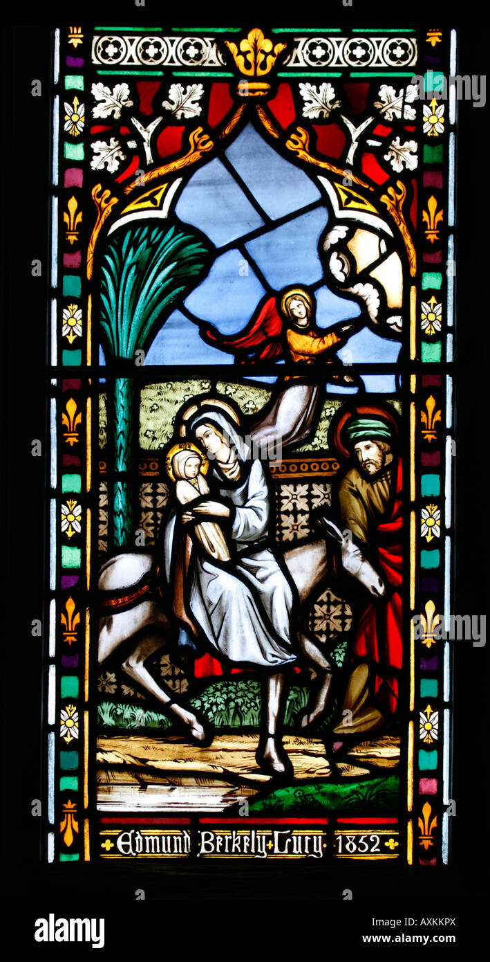 Flight joseph mary jesus egypt hi-res stock photography and images
