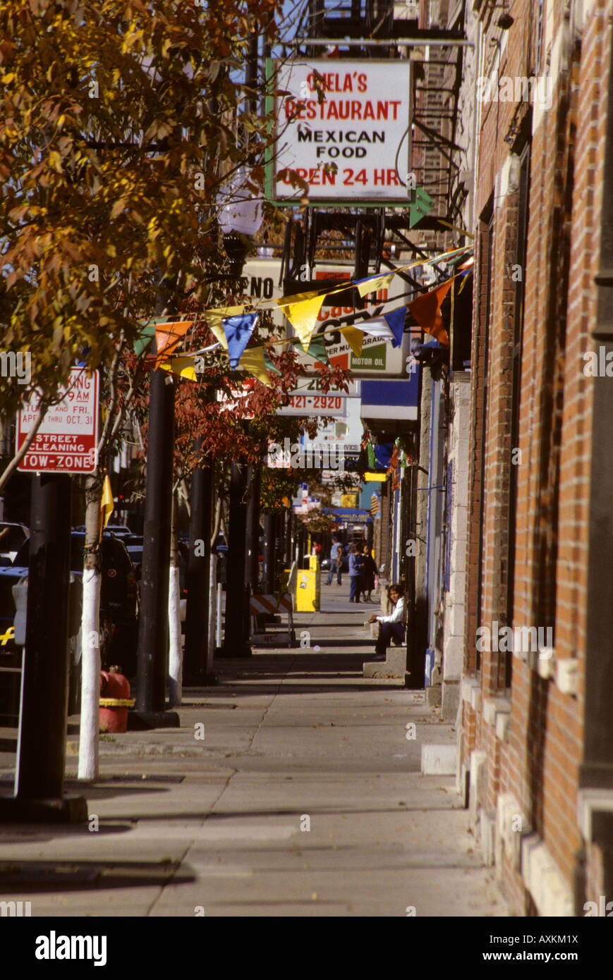 Pilsen, Chicago, Illinois, U.S.A., a Mexican American Neighborhood