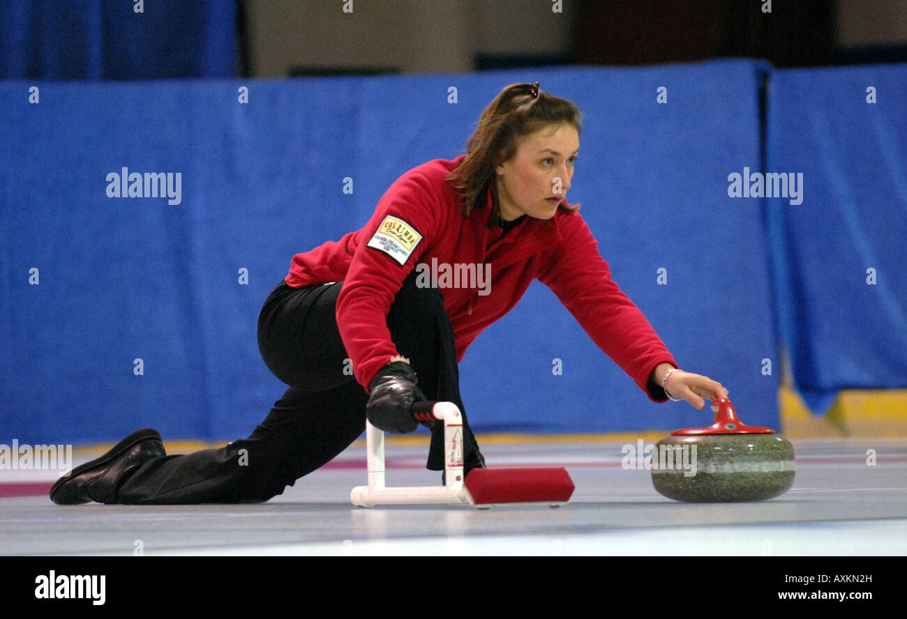 SCOTTISH CURLING CHAMPIONSHIPS AT THE DEWAR CENTRE IN PERTH Stock Photo Alamy