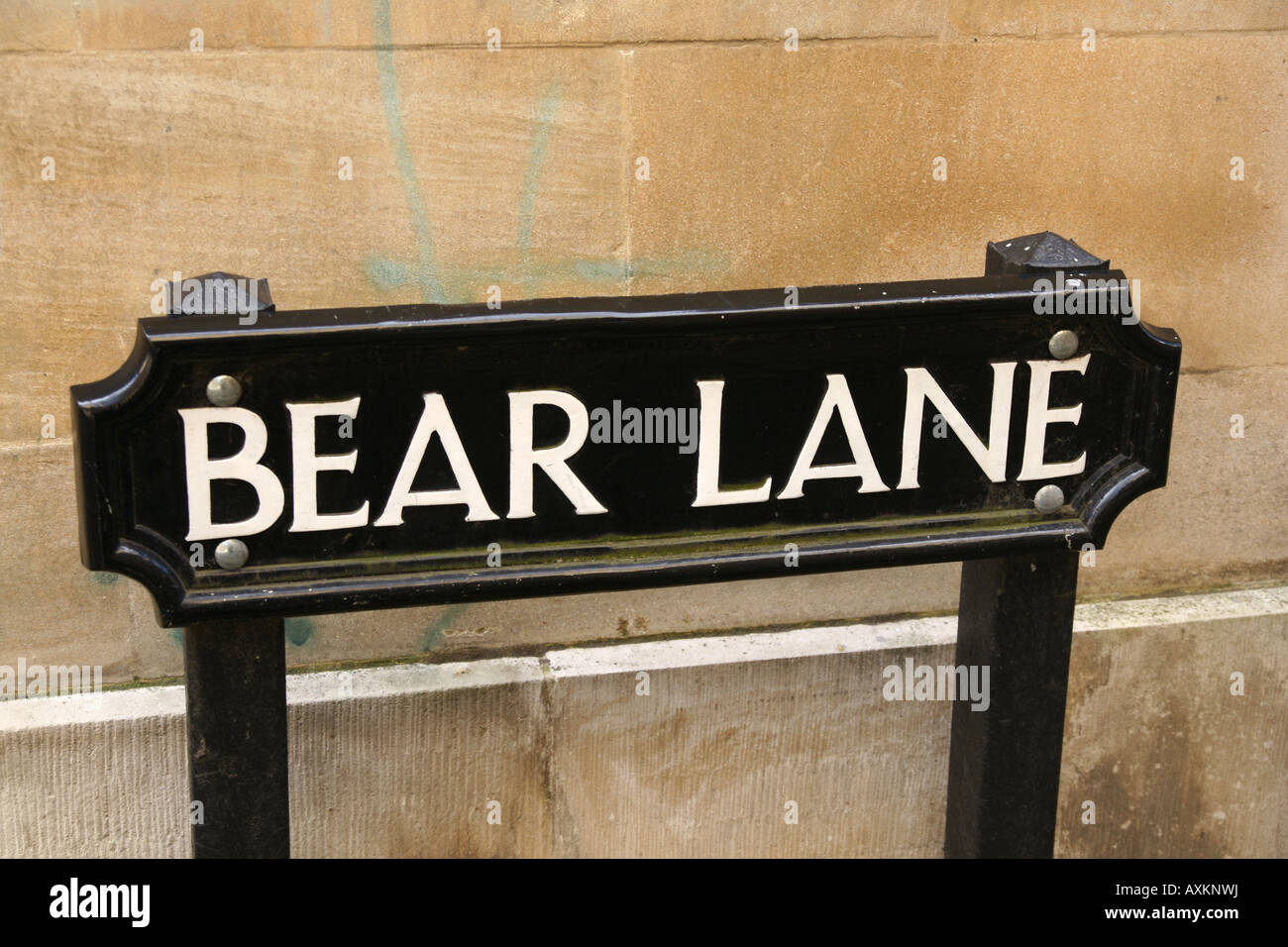 Bear Lane Oxford Stock Photo Alamy