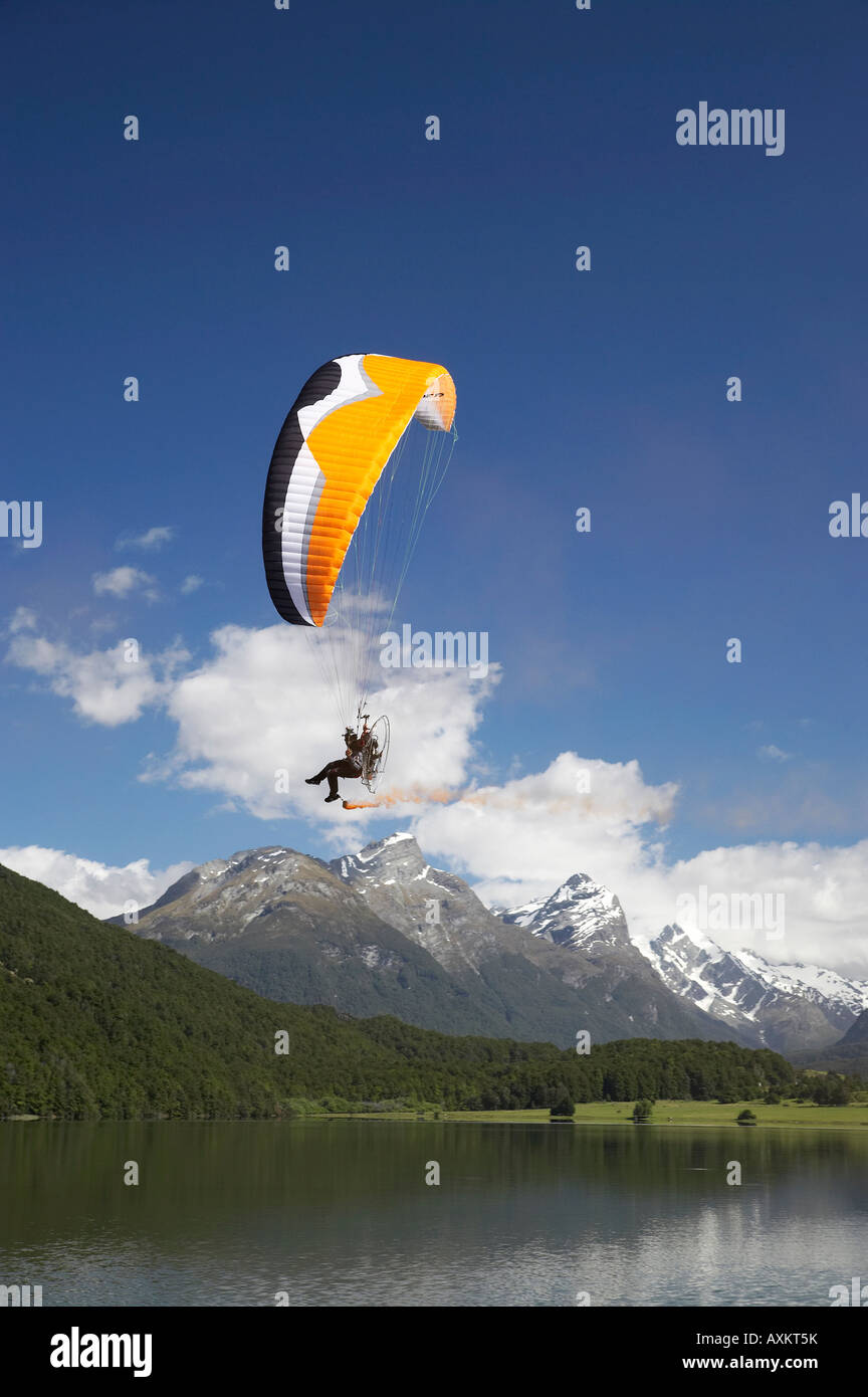 Paramotor Diamond Lake Paradise near Glenorchy Queenstown Region South
