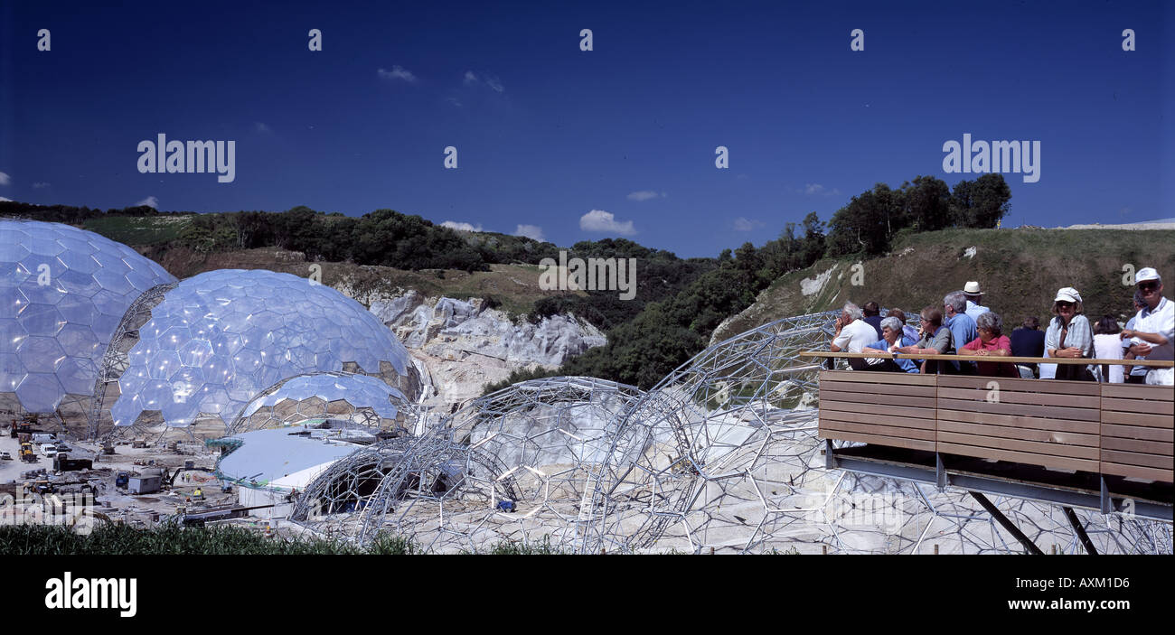 THE EDEN PROJECT Stock Photo