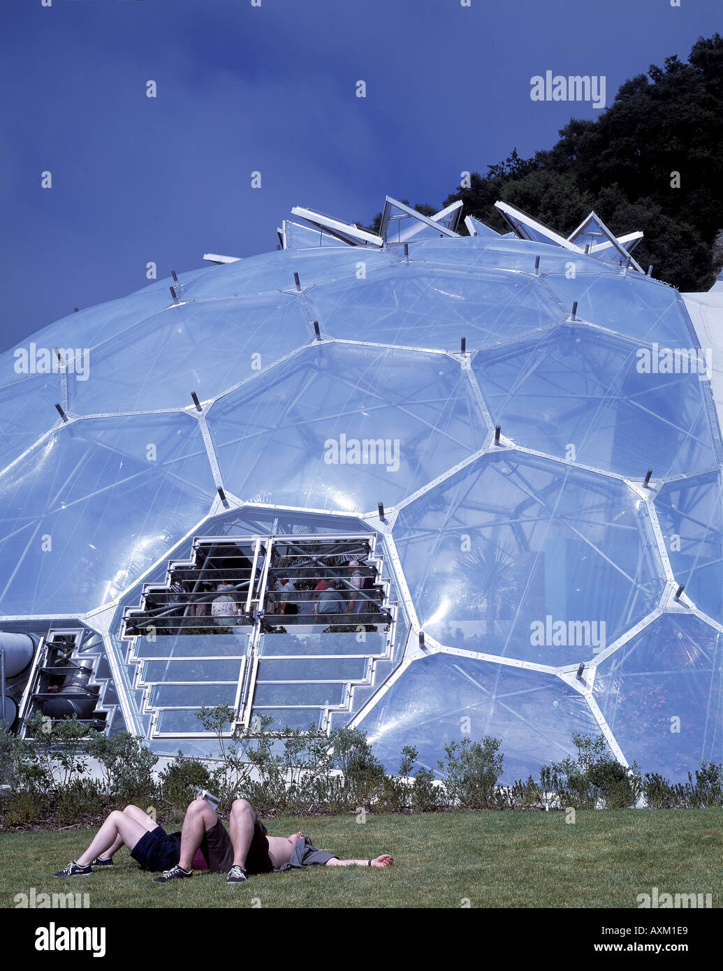 THE EDEN PROJECT Stock Photo
