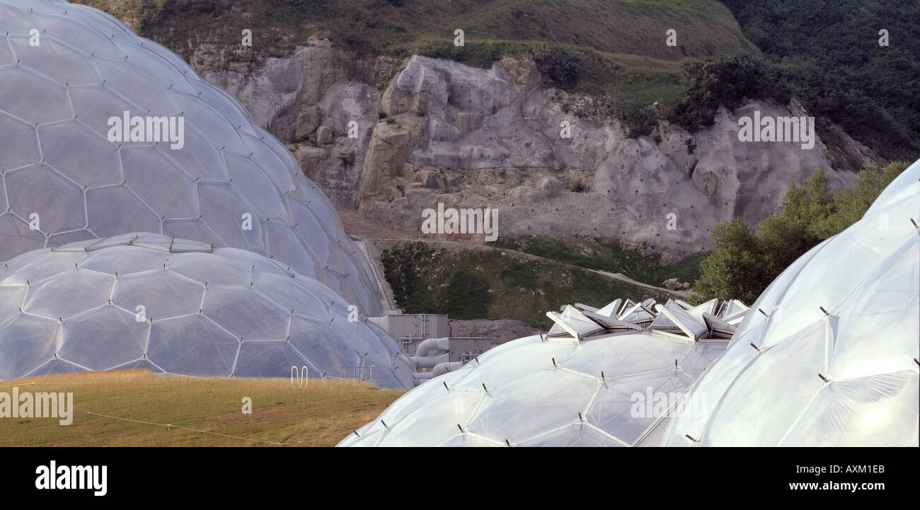 THE EDEN PROJECT Stock Photo