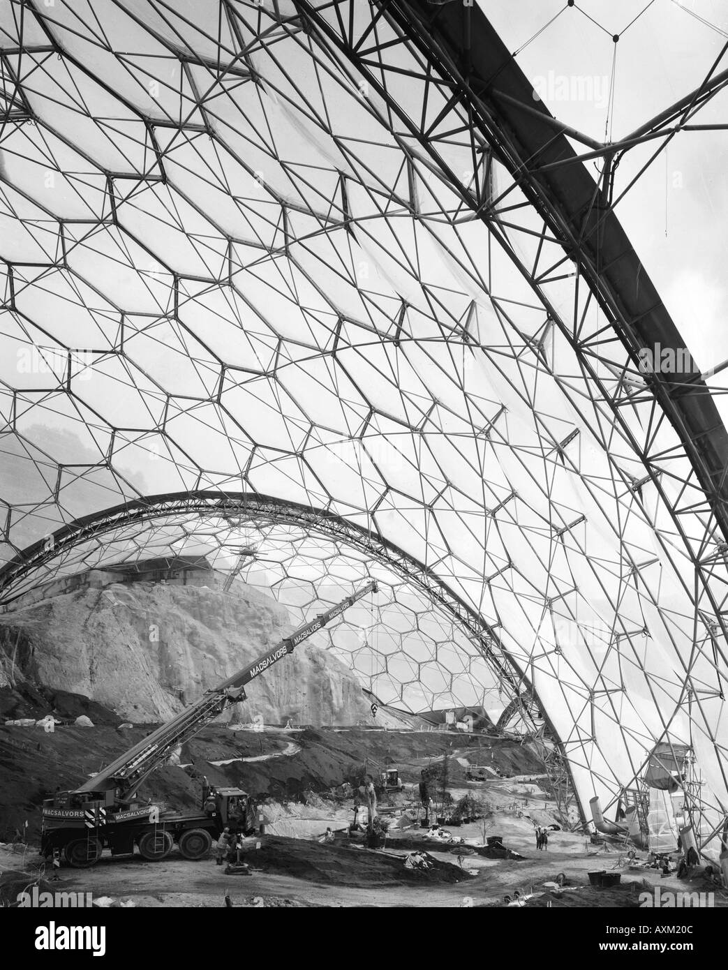 THE EDEN PROJECT Stock Photo
