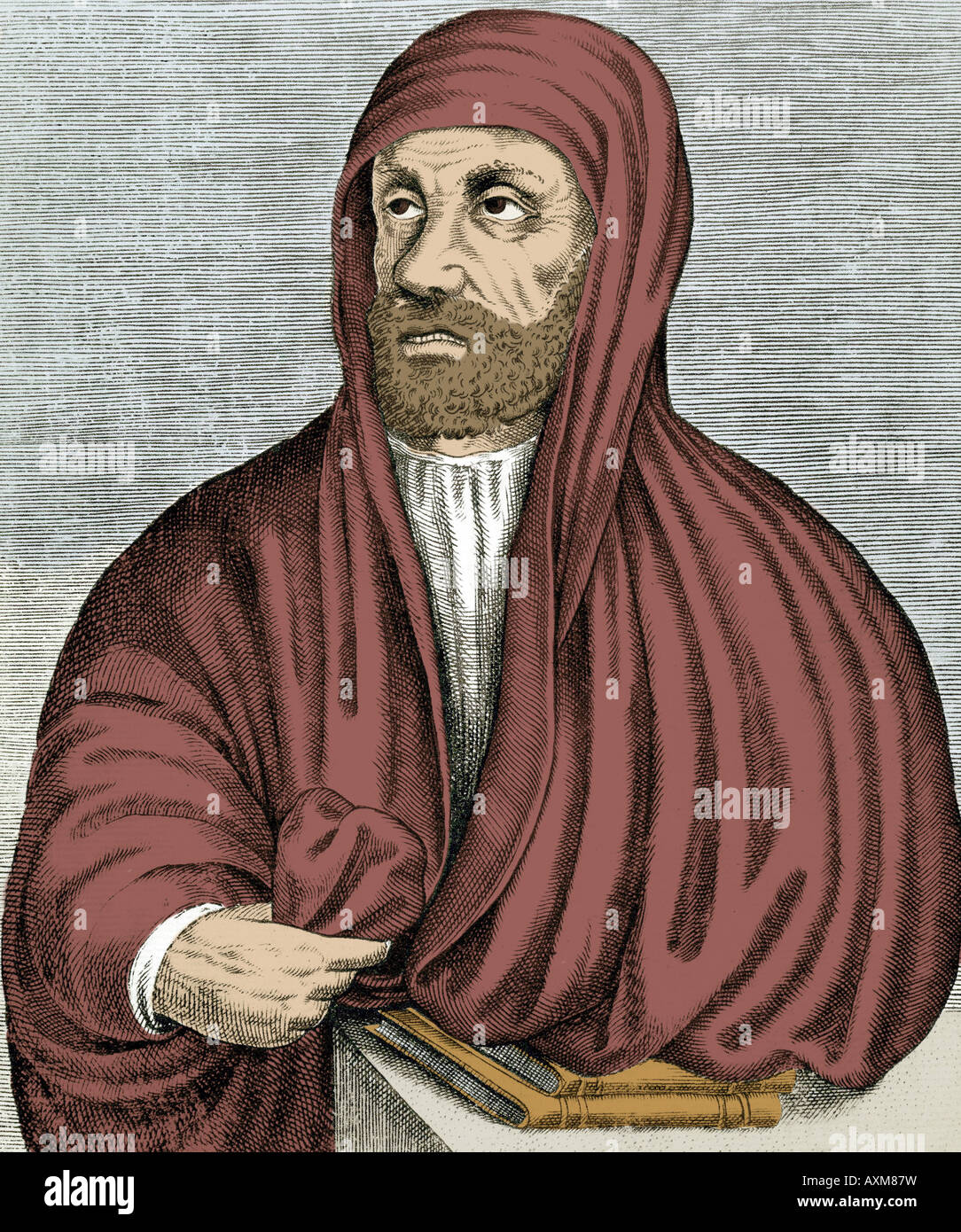 Ibn Sina also known as Avicenna (980 -  1037) was a Persian Muslim philosopher, physician and scientist. Stock Photo