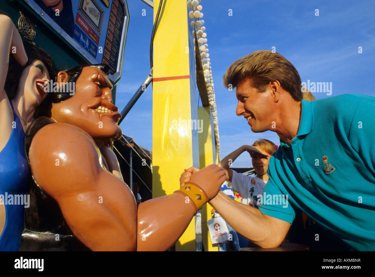SOME SERIOUS AM WRESTLING AT THE MINNESOTA STATE FAIR IN ST. PAUL