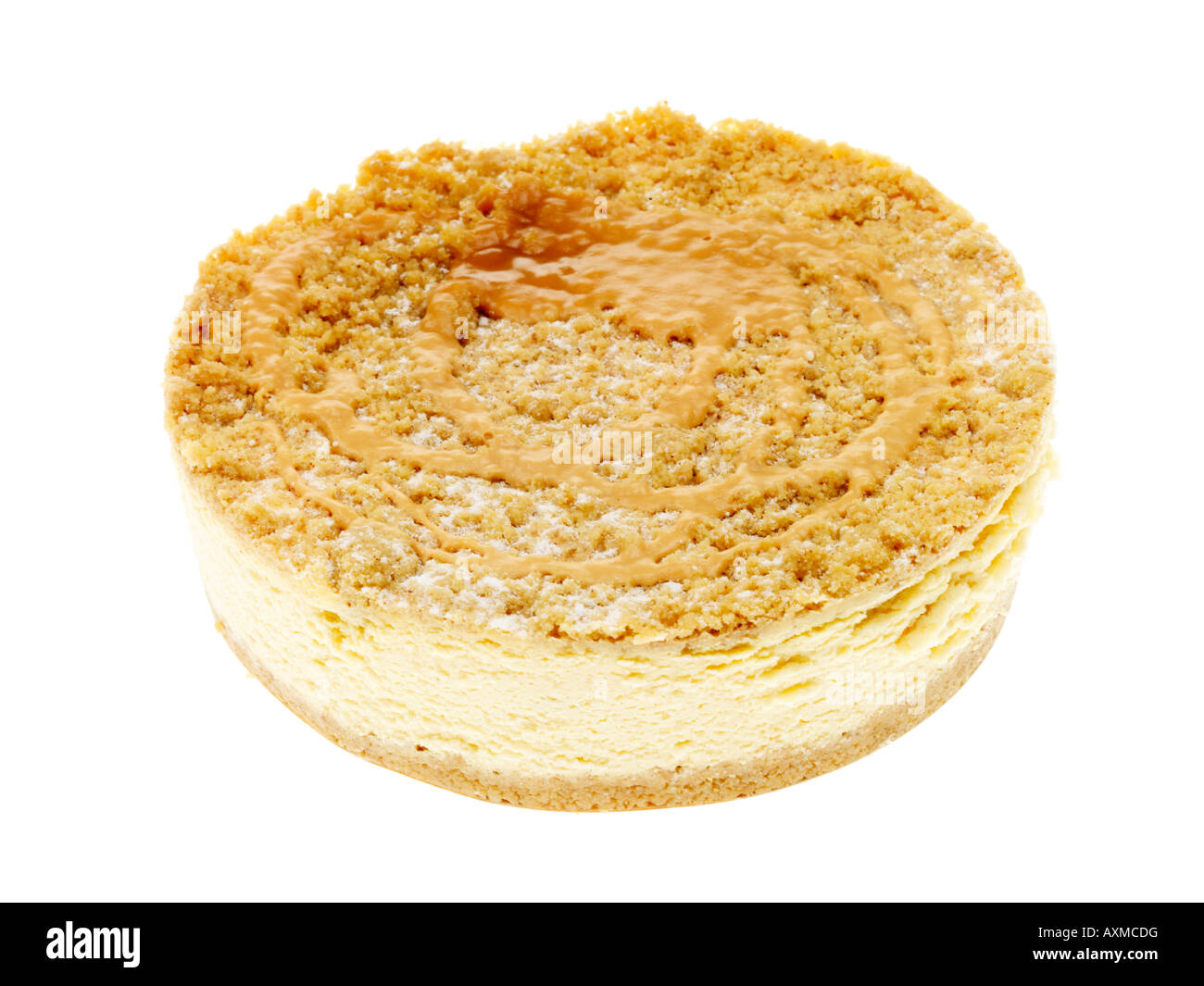 Toffee Apple Cheesecake Stock Photo Alamy