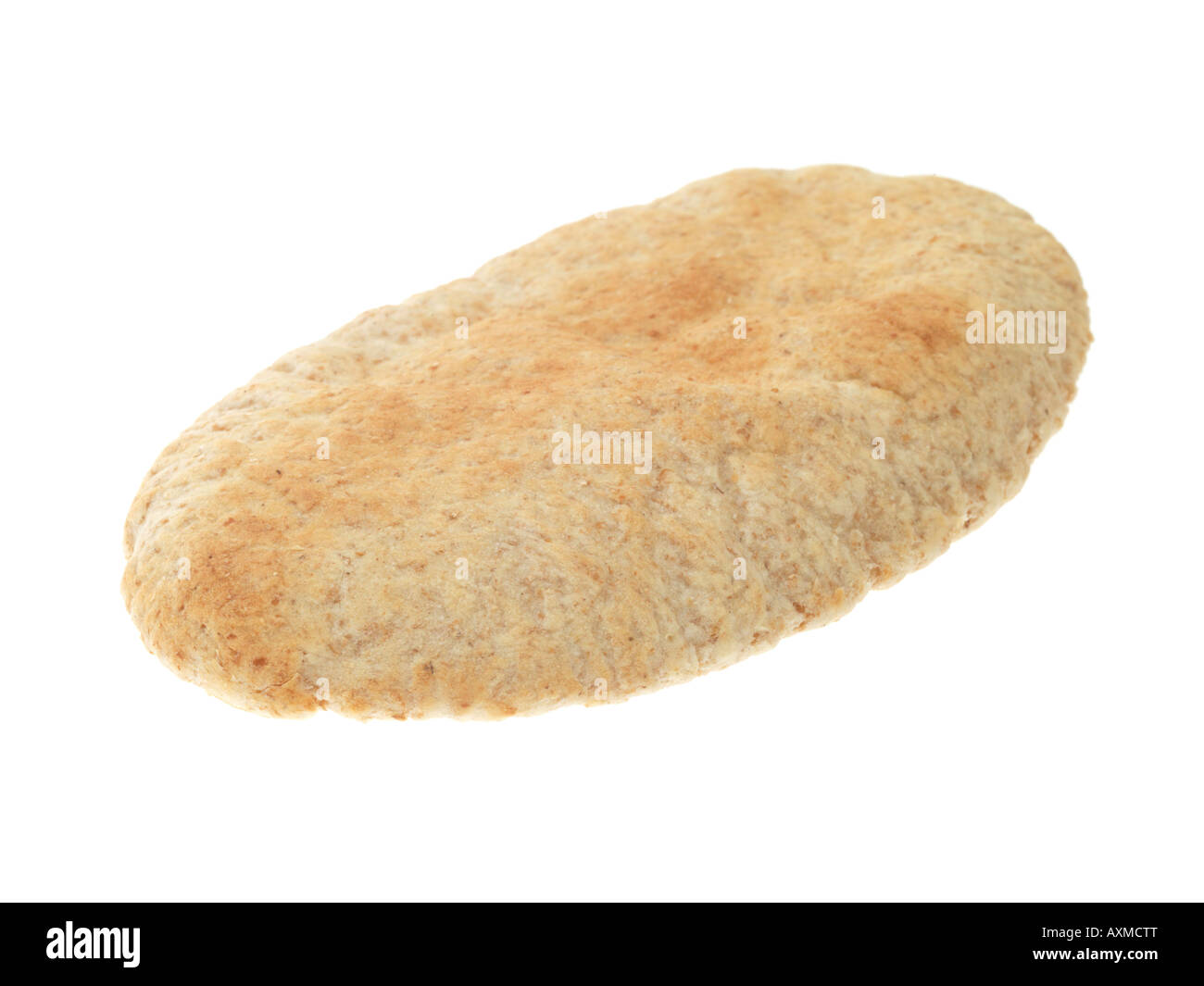 Wholemeal Pitta Bread Stock Photo Alamy