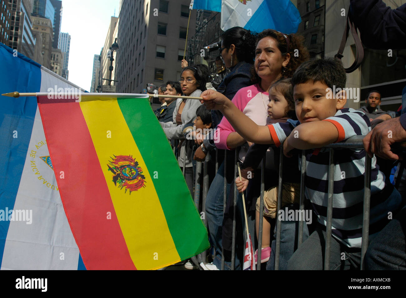 Hispanic Day Parade Stock Photo Alamy