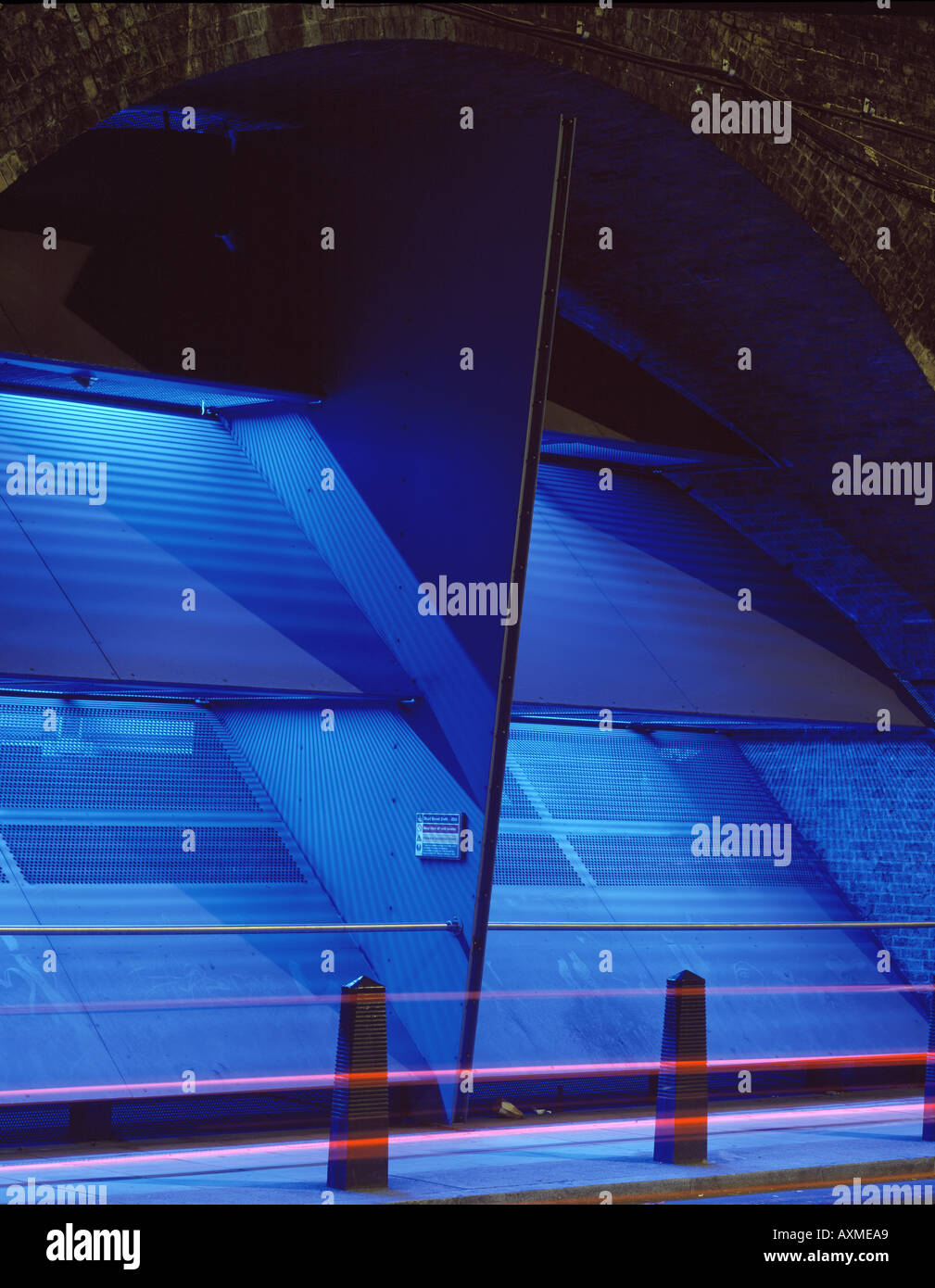 JUBLIEE LINE EXTENSION VENTILATION SHAFT Stock Photo