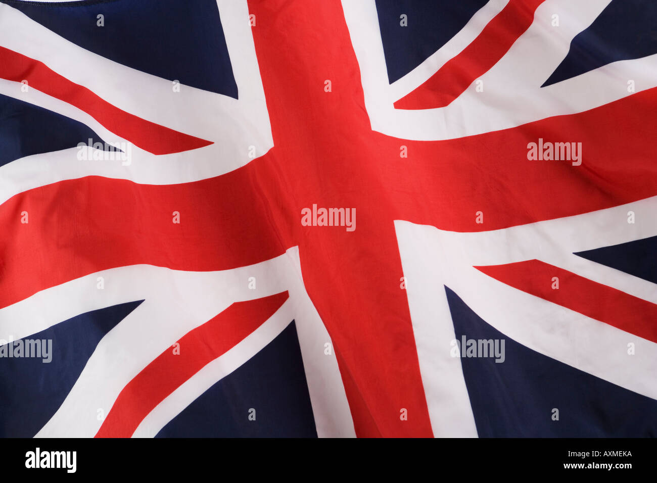 Close up of British flag Stock Photo