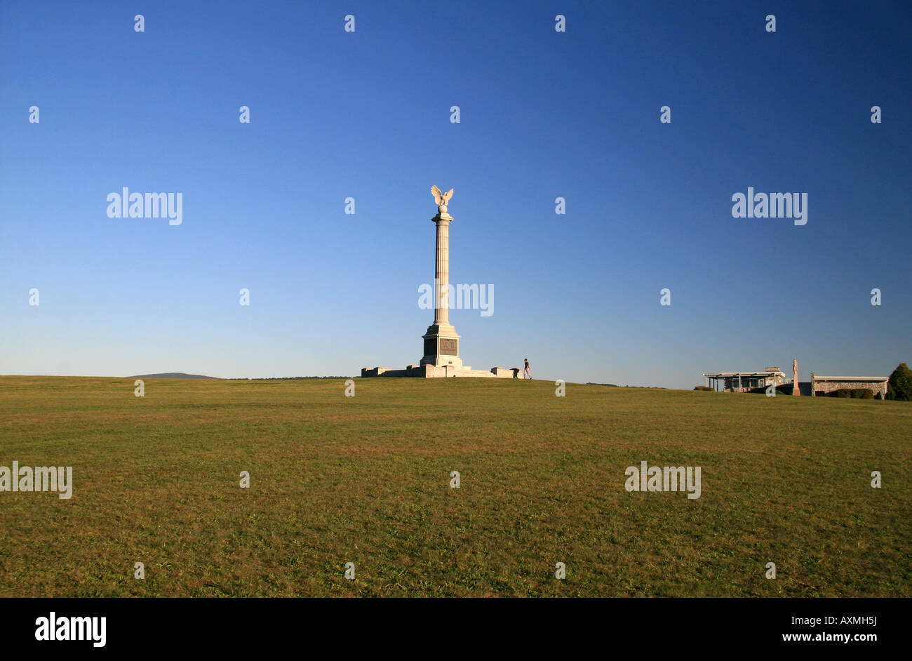 The New York State Monument, Antietam National Battlefield Park, Sharpsburg, Maryland. Stock Photo