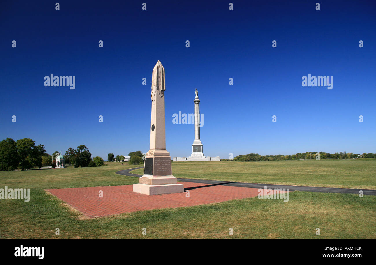 20th new york infantry monument hi-res stock photography and images - Alamy