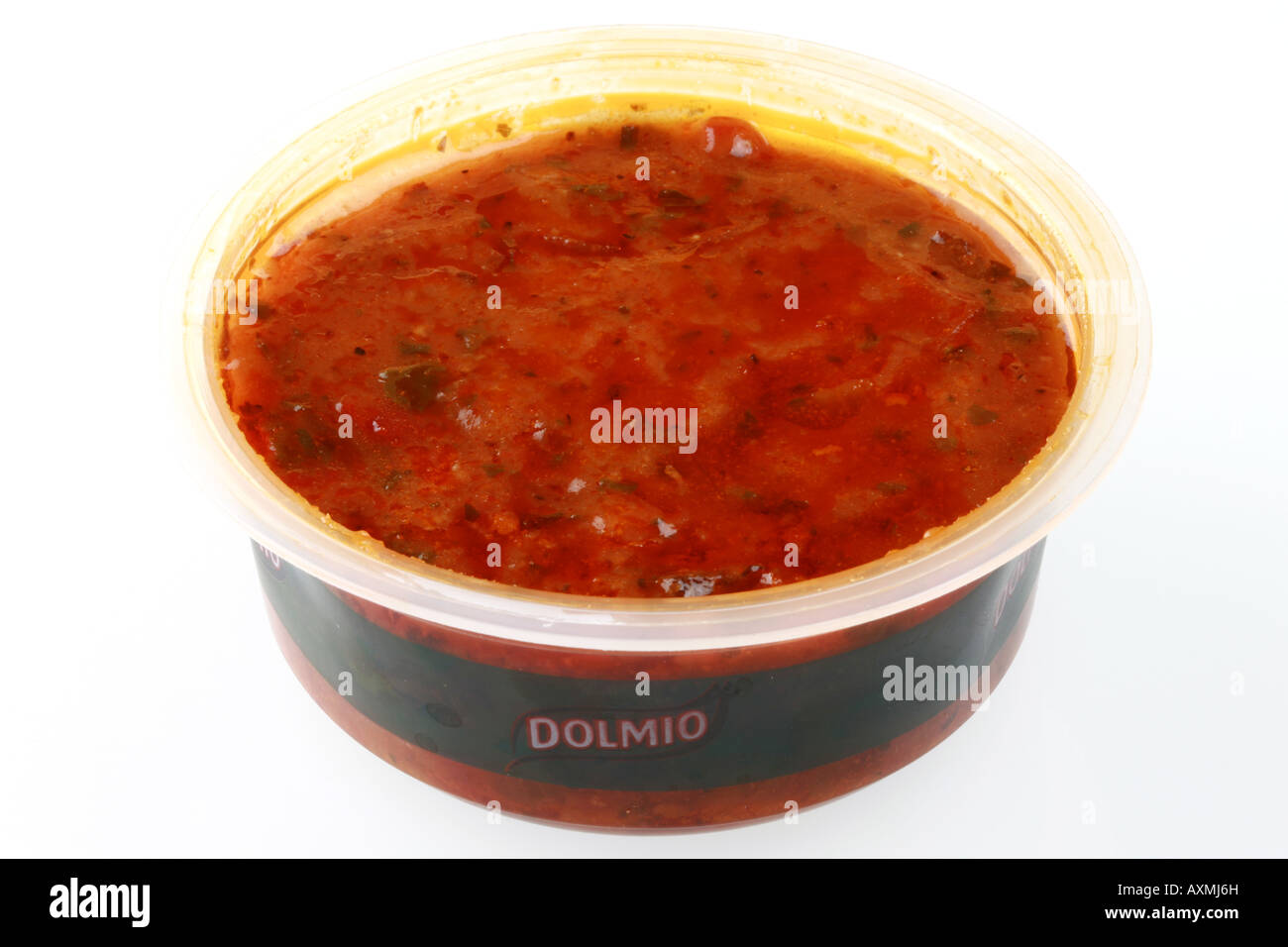 Spicy Pepperoni and Tomato Sauce Stock Photo Alamy