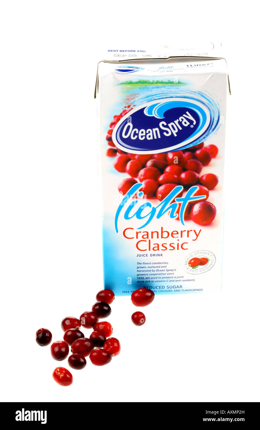 Light Cranberry Juice Stock Photo Alamy