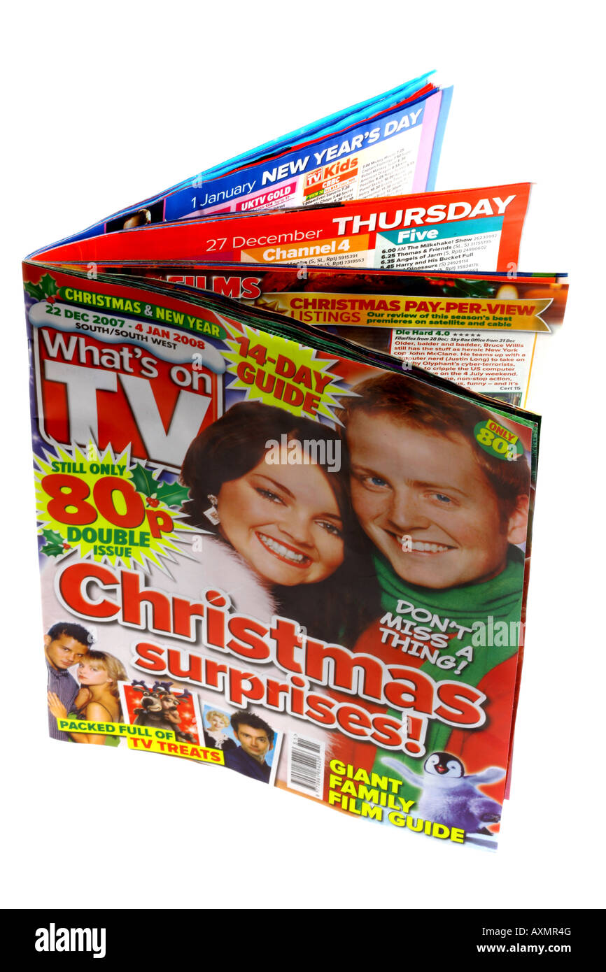 Whats on TV Magazine Stock Photo Alamy