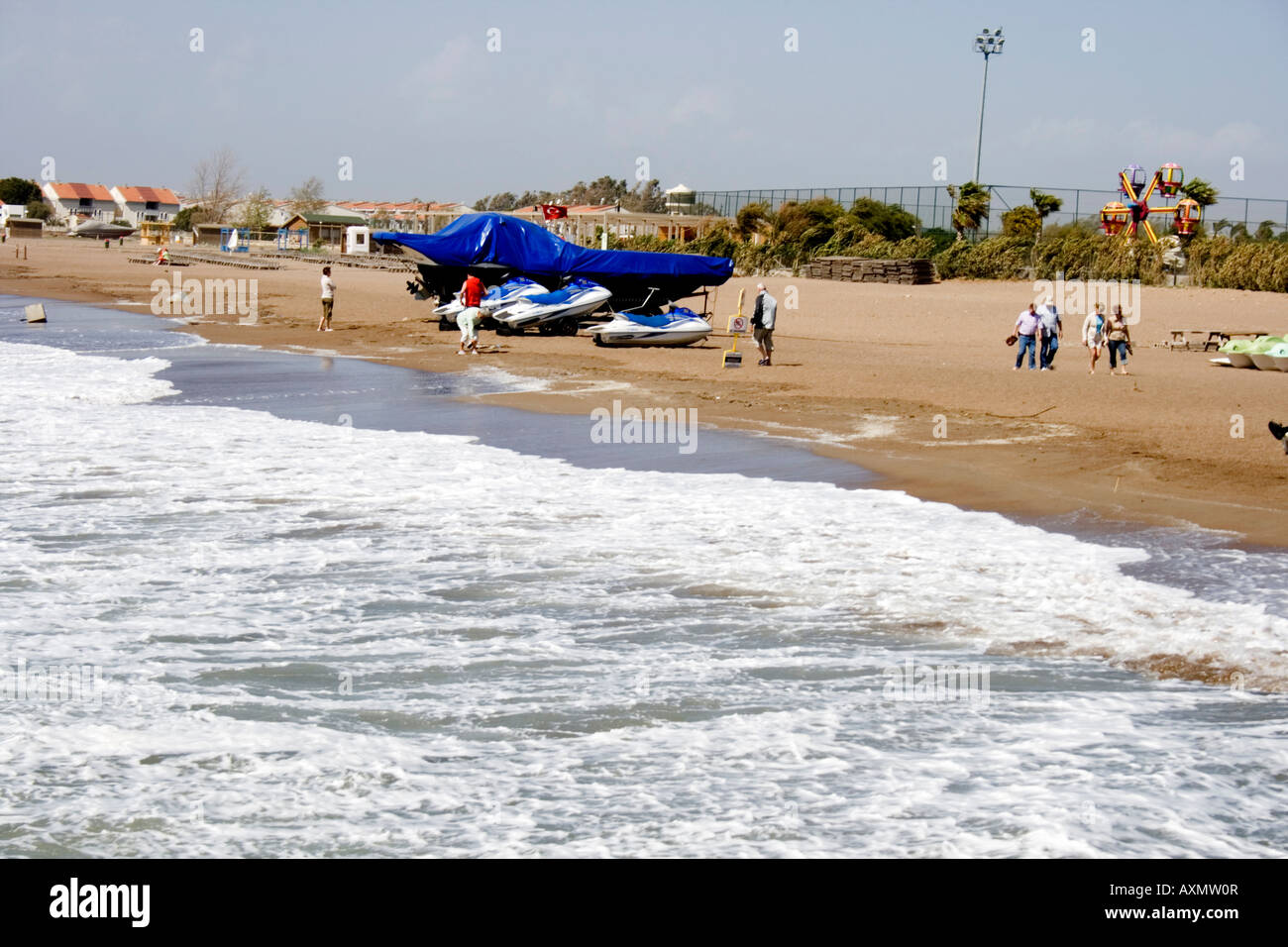 Stormy day at the Turkish Riviera Stock Photo