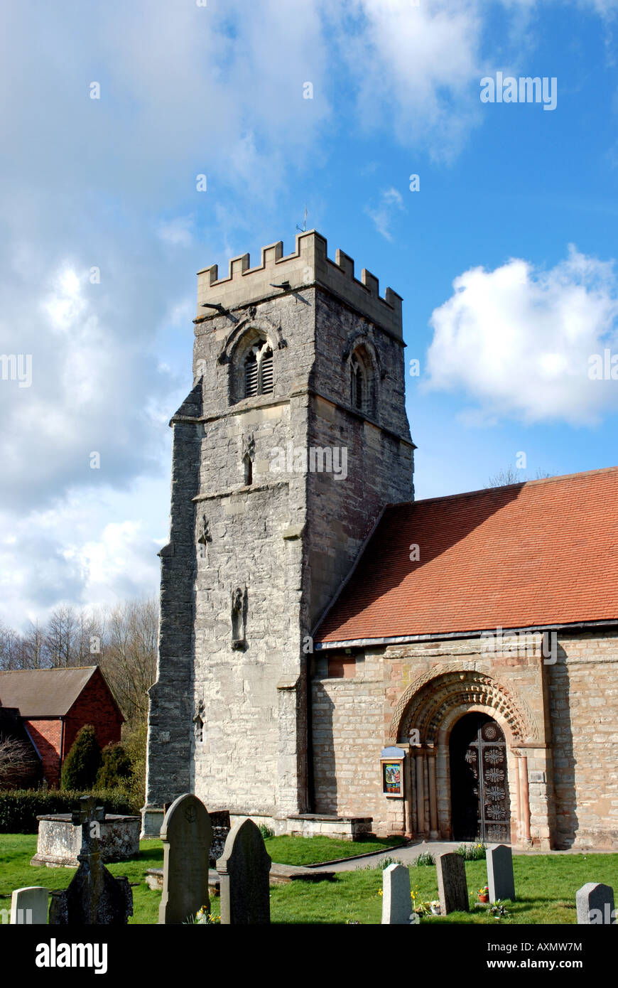St. Nicholas Church, Beaudesert, Henley in Arden, Warwickshire, England, UK Stock Photo