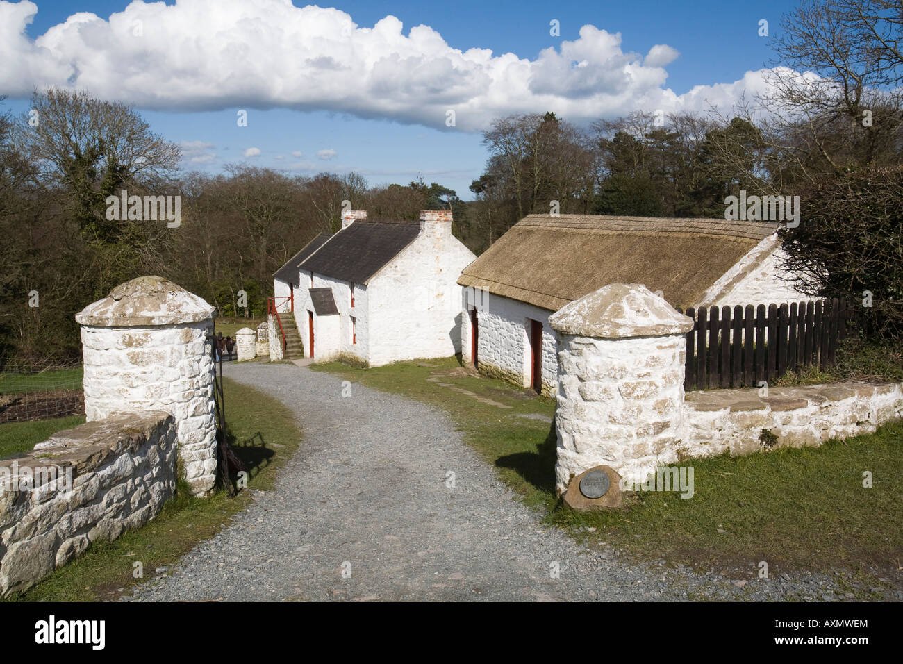 Old Irish Farmhouse Stock Photo Alamy