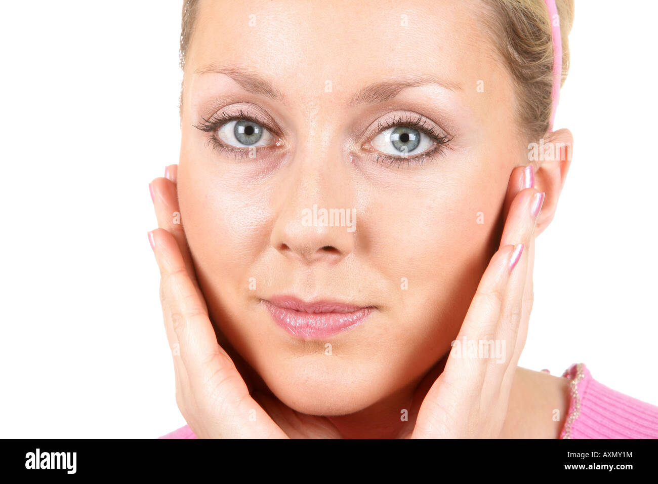 Young Woman Model Released Stock Photo - Alamy