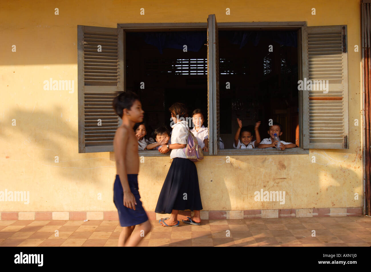 Children at school in Phnom Penh, Cambodia Stock Photo - Alamy