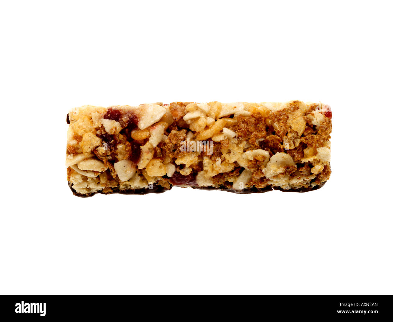 Raspberry and Chocolate Cereal Bar Stock Photo Alamy