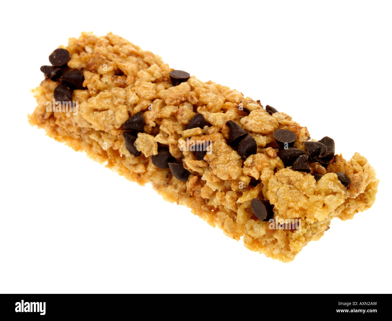 Chocolate Chip Cereal Bar Stock Photo Alamy