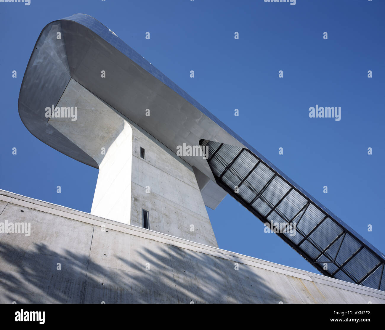 SKI JUMP Stock Photo