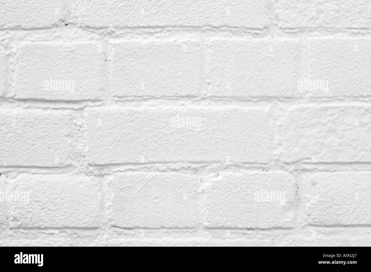 a textured white brick wall Stock Photo