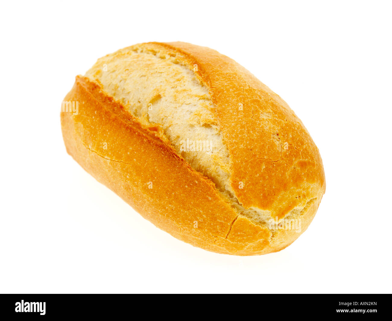 White Bread Roll Stock Photo Alamy