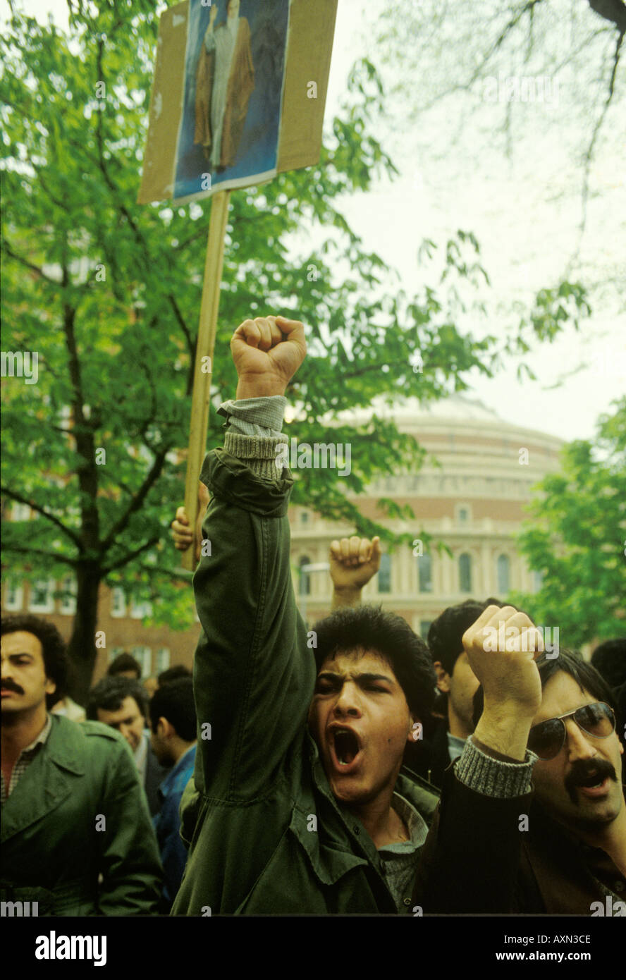 Iranian Embassy Siege, Kensington London England April May 1980   1980s HOMER SYKES Stock Photo