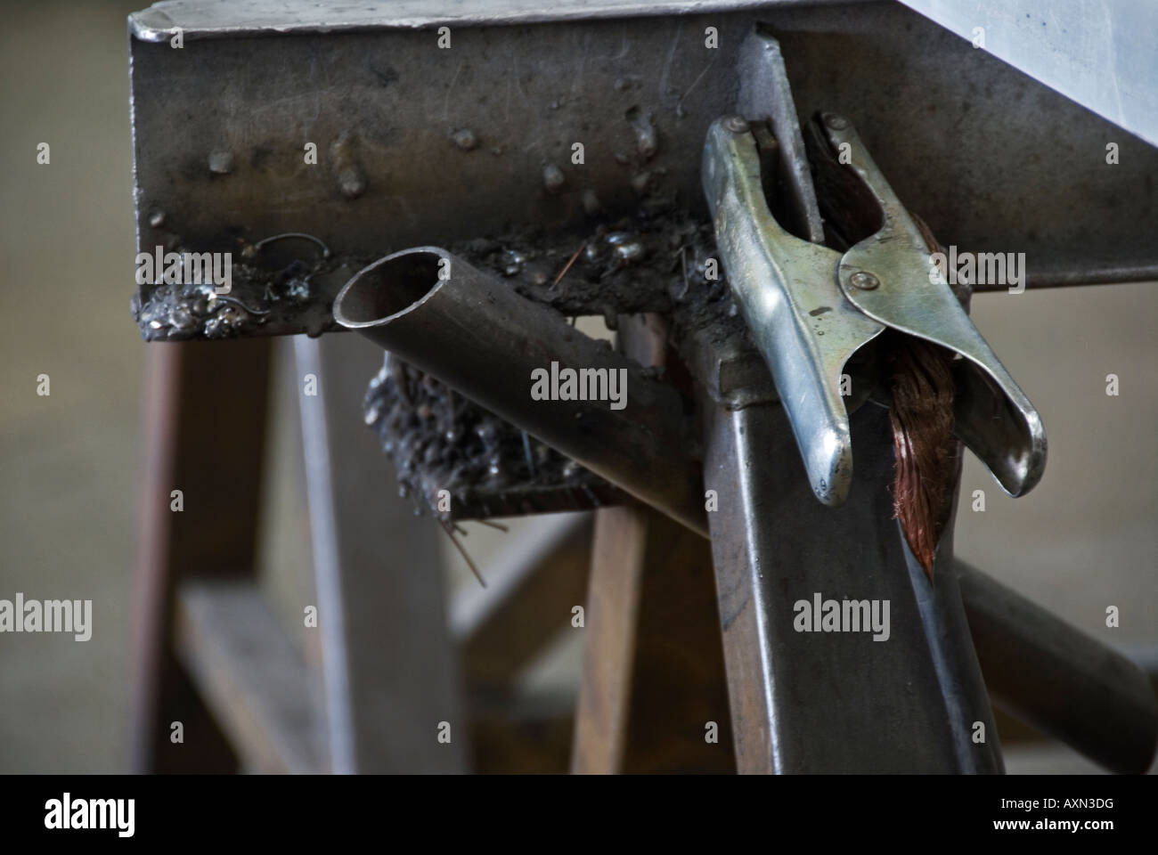 Stock photo of an electrode for an Arc Welding machine Stock Photo