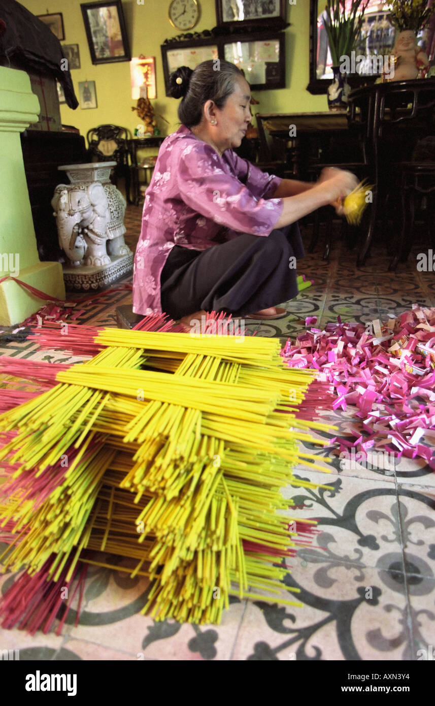 Female women woman incense sticks hi-res stock photography and images ...