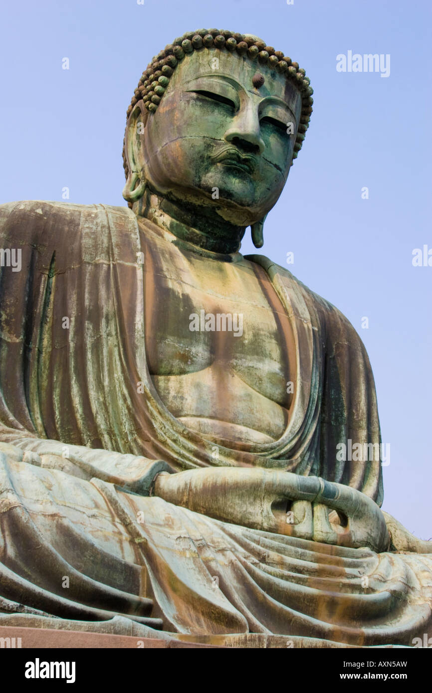 Daibutsu giant buddha statue in Kamakura Japan Stock Photo Alamy
