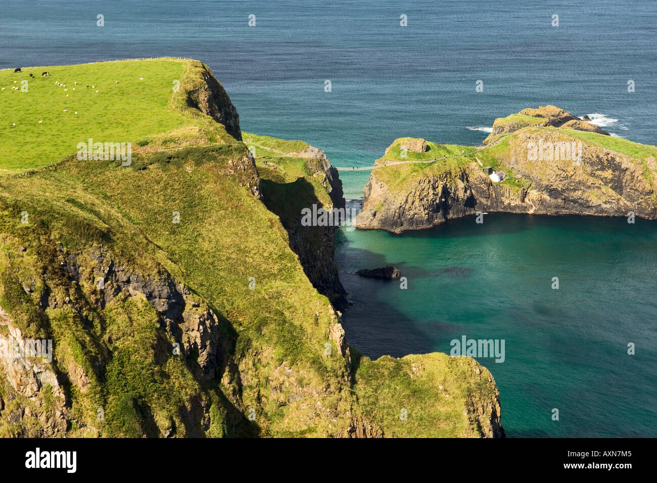 Carrick a rede Rope Bridge, County Antrim, Northern Ireland. Near