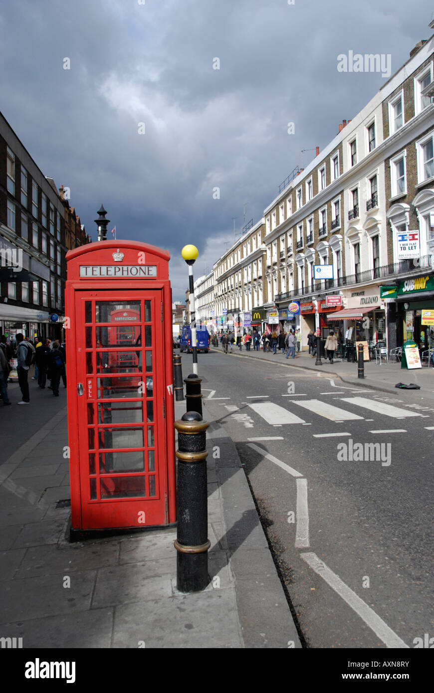 Queensway in Bayswater London Stock Photo Alamy