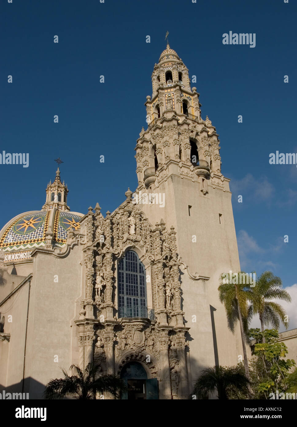 California Tower And Entrance To Museum Of Man Balboa Park San Diego 