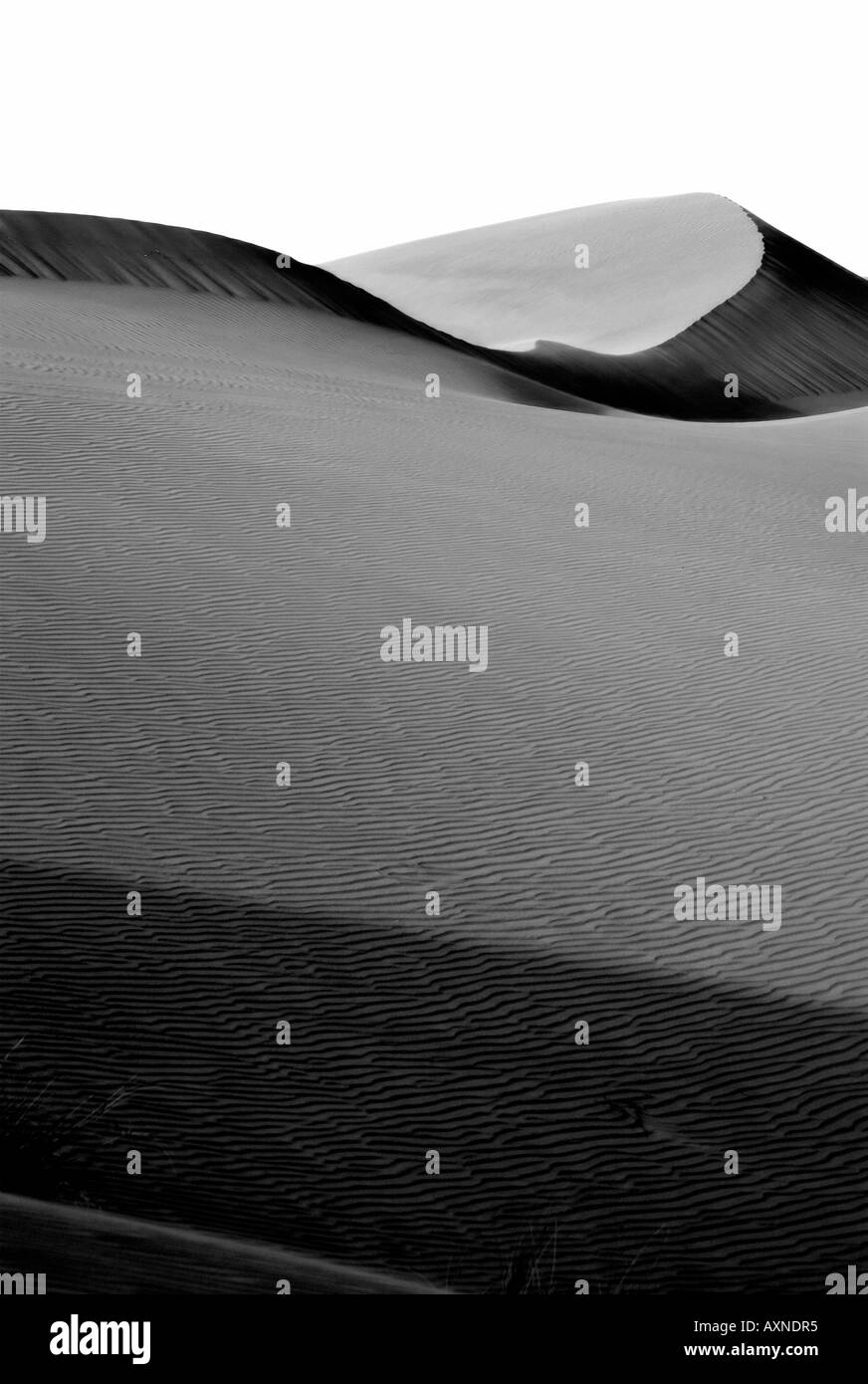 Sand dunes shapes shape Black and White Stock Photos & Images - Alamy