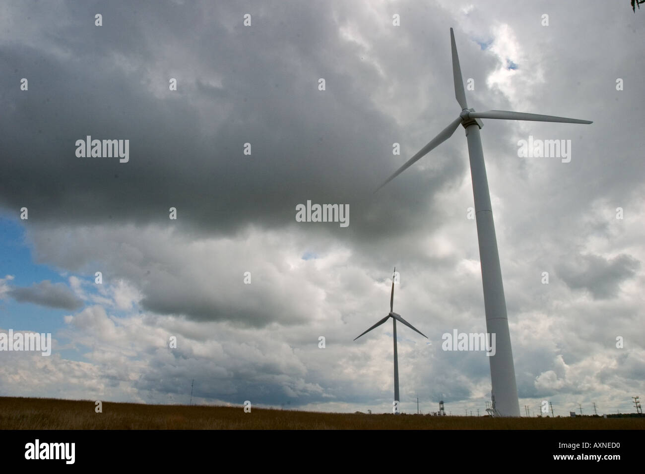 Ontario Wind Turbine Stock Photo Alamy