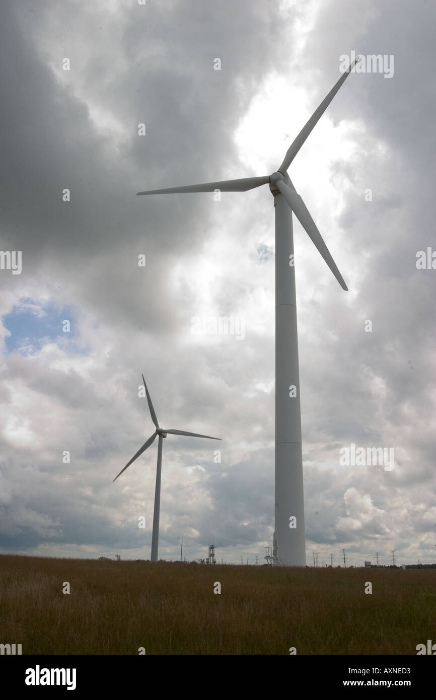 Ontario Wind Turbine Stock Photo Alamy